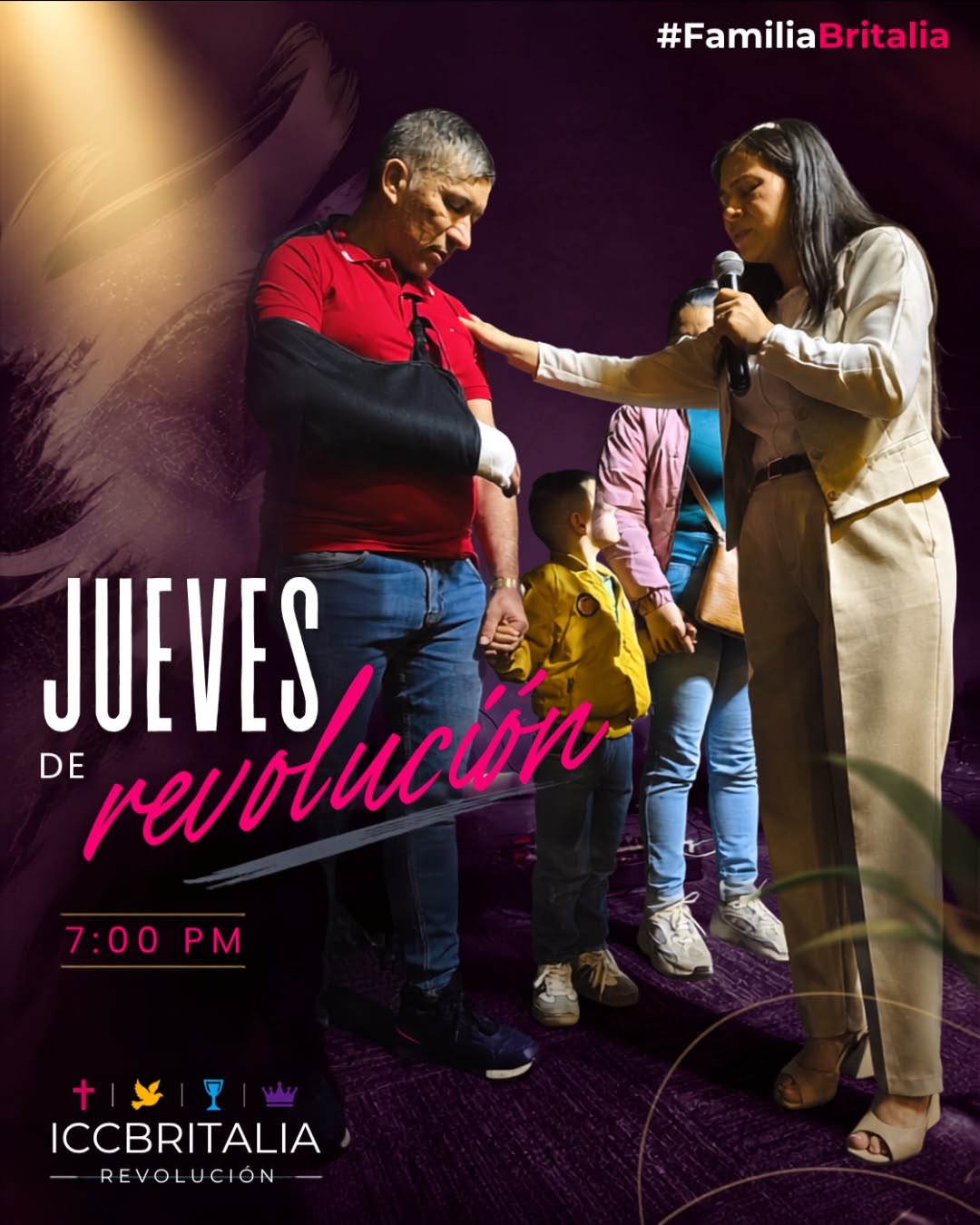 Encuentro de jueves de la Iglesia Cristiana Cuadrangular Britalia